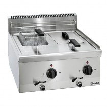 Freidora eléctrica doble alta calidad de acero inox 2x6 litros Bartscher 131413