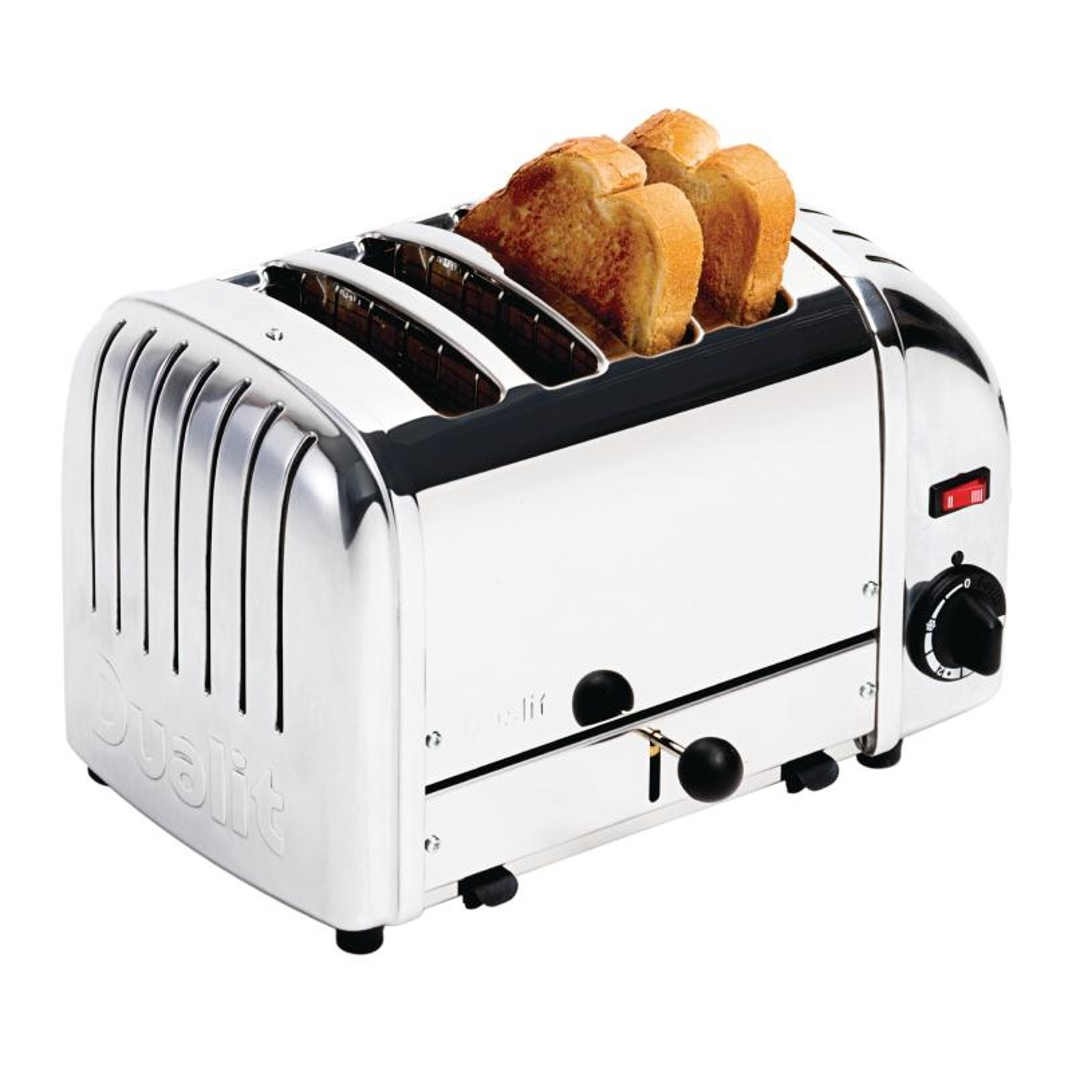 Tostadora de pan con 4 ranuras Dualit inox F209 Mejor precio en
