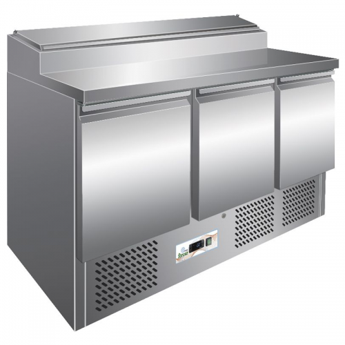 Comprar Mostrador refrigerado para preparación de pizza y ensalada 392L Forcold G-PS300-FC en Pepebar
