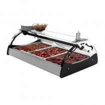 Vitrina de bar al baño maría Maxiself 3 GN1/1 Sayl CMX3E
