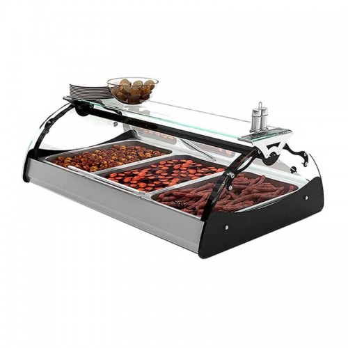 Comprar Vitrina de bar al baño maría Maxiself 3 GN1/1 Sayl CMX3E en Pepebar