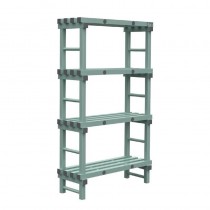 Estantería hostelería de plástico fondo 400 Jackstack distintos anchos - Catálogo Estanterías modulares