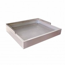 Escurridor de churros perforado con guías para acristalar 800X500X80mm Inhospan ESCA80 - Pepebar Escurridor de churros perforado con guías para acristalar 800X500X80mm Inhospan ESCA80 - Catálogo Coladores y escurridores