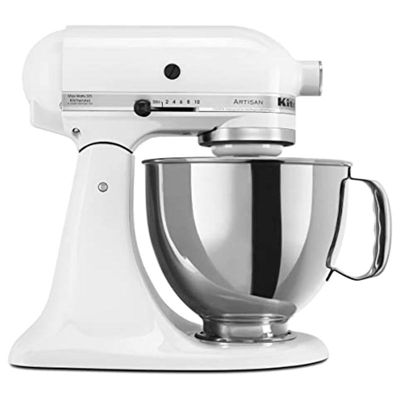 OFERTA FLASH】⚡ KitchenAid Artisan 5KSM175PSEWH Blanco 4.8 litros