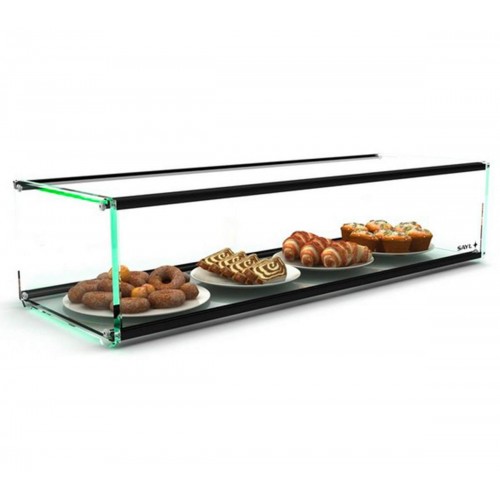 Comprar Vitrina expositora de cristal 555X330X215 mm Sayl EP20-S. Varias opciones en Pepebar
