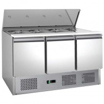 Mesa de preparación refrigerada 3 puertas GN 1/1 368 Litros Fimar G-S903-FC