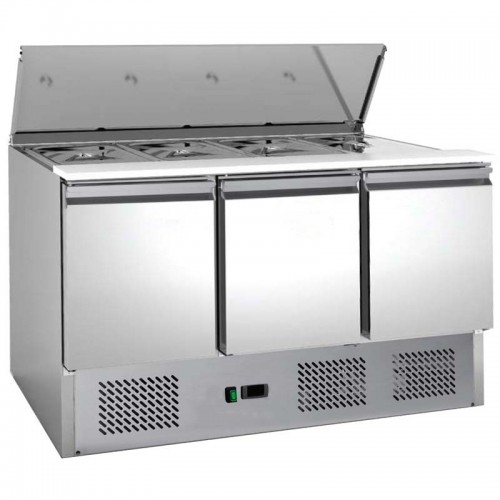 Comprar Mesa de preparación refrigerada 3 puertas GN 1/1 368 Litros Fimar G-S903-FC en Pepebar