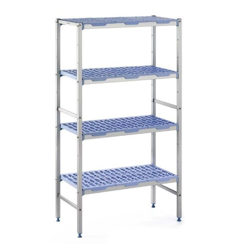 Comprar Estanterías modulares 4 unidades aluminio anodizado Tournus 500x1492mm GM616 en Pepebar