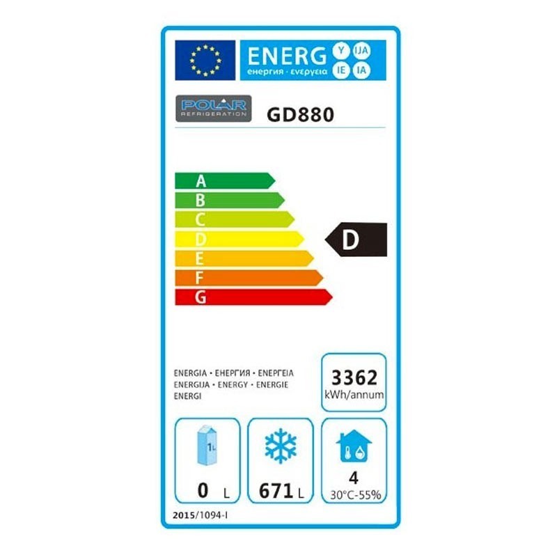 Congelador Doble inoxidable 2 puertas 960 litros Polar GD880 Comprar Congelador Doble inoxidable 2 puertas 960 litros Polar GD880 en Pepebar