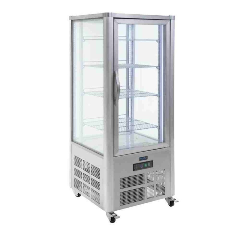 Comprar Vitrina refrigerada vertical acero inoxidable 400 litros Polar GD881 en Pepebar