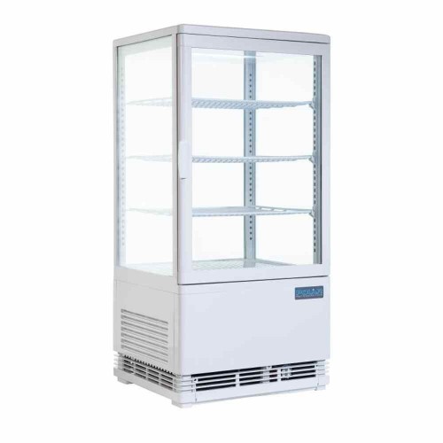 Comprar Vitrina expositora refrigerada Vertical blanca Polar 70 litros G619 en Pepebar