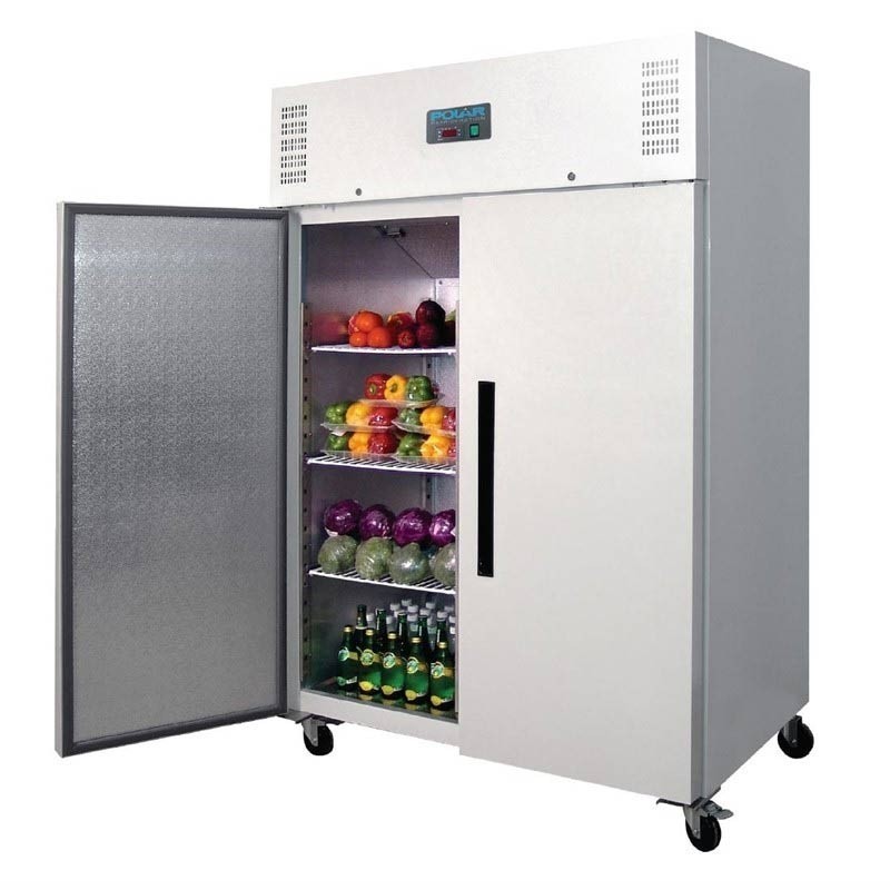Comprar Armario Refrigerador Gastronorm doble puerta blanco 1200 litros Polar CC663 en Pepebar