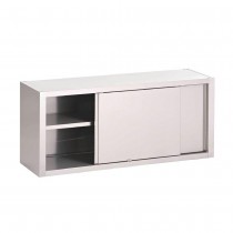 Estantería inoxidable con puertas deslizantes Gastro-M 1600x400x600mm GN172