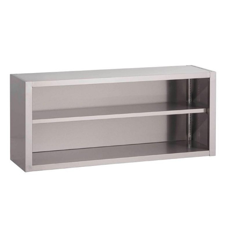 ⊛ Estanterías Hostelería ✓ Armario estante para pared de acero inox  Gastro-M 800x400x600mm GN175