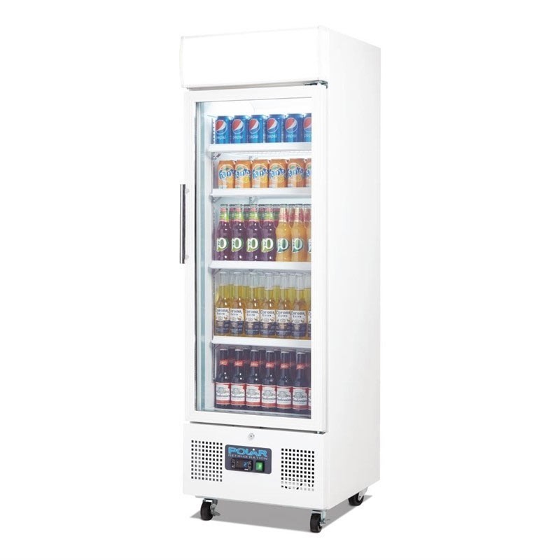 Nevera expositora con puerta de cristal de 218 litros Polar DM075 Comprar Nevera expositora con puerta de cristal de 218 litros Polar DM075 en Pepebar