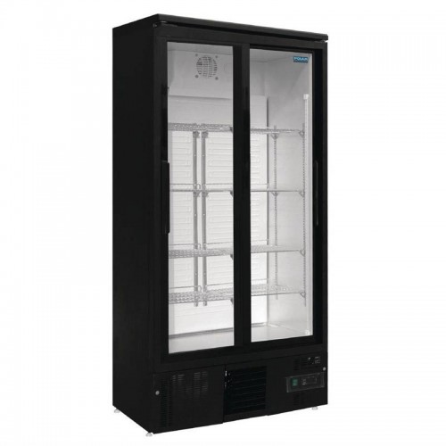 Comprar Frigorífico expositor de dos puertas deslizantes de cristal 490 litros Polar GJ448 en Pepebar