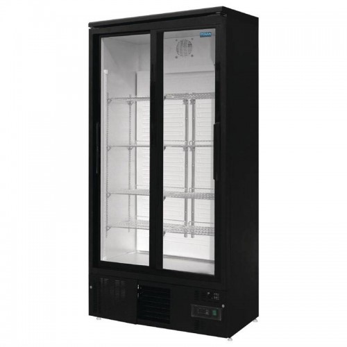 Comprar Frigorífico expositor de dos puertas deslizantes de cristal 490 litros Polar GJ448 en Pepebar