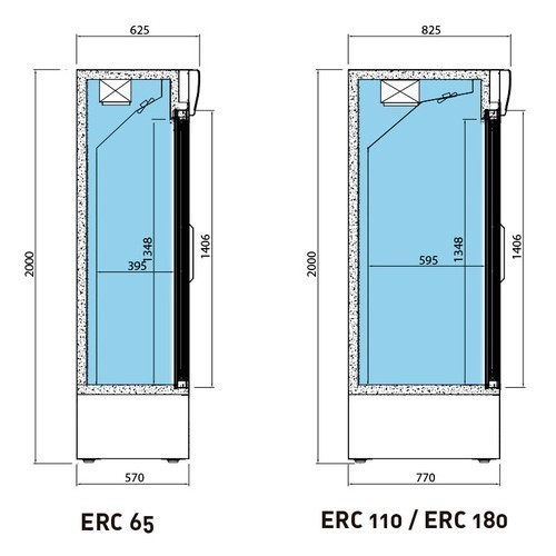 Comprar Nevera expositora dos puertas ERC 110 en Pepebar
