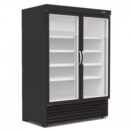 Comprar Armario minimarket 1370mm 2 puertas color blanco o negro DRVC-1002 en Pepebar