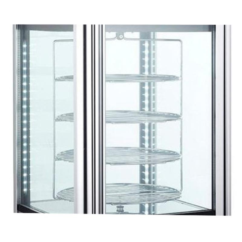 Comprar Vitrina refrigerada giratoria Eutron 4 estantes RTW-108L en Pepebar