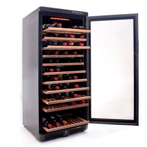Comprar Vinoteca 110 botellas 110GC 1T Negro en Pepebar