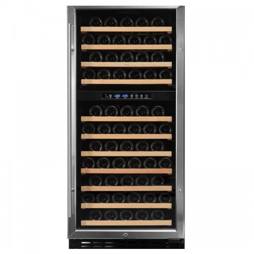 Comprar Vinoteca doble zona temperatura 110 botellas 110GC 2T Negro en Pepebar
