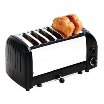 Tostadora con 6 ranuras Dualit negra - Pepebar Tostadora con 6 ranuras Dualit negra - Catálogo Tostadoras Industriales de pan