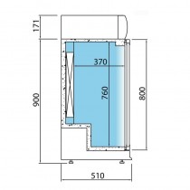 Expositor refrigerado 140 litros Infrico ERV 15 - Pepebar Expositor refrigerado 140 litros Infrico ERV 15 - Catálogo Botellero nevera con puerta