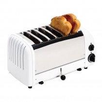 Tostadora con 6 ranuras Dualit blanca - Pepebar Tostadora con 6 ranuras Dualit blanca - Catálogo Tostadoras Industriales de pan