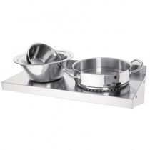Balda para cocina de acero inox 1200mm Vogue Y751