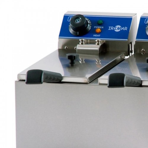 Comprar Freidora industrial eléctrica de sobremesa  2x6L Irimar FRY-8+8 en Pepebar