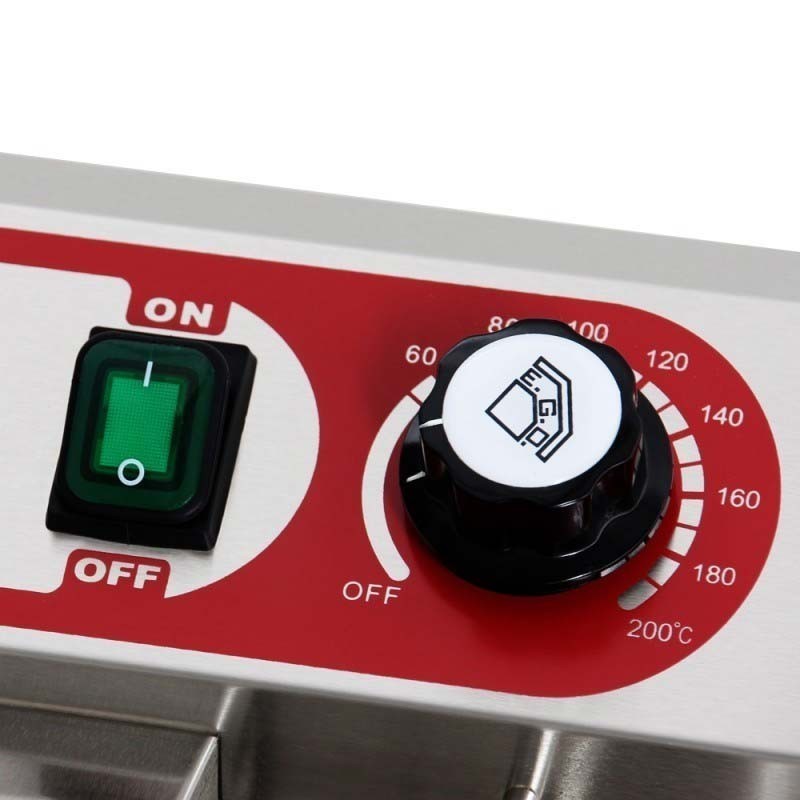 Comprar Freidora industrial eléctrica 1 cuba 7 litros EF101B en Pepebar