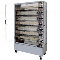 Asador a gas siete espadas Arilex 7ASG - Pepebar Asador a gas siete espadas Arilex 7ASG - Catálogo Asador de pollos más de 6 espadas