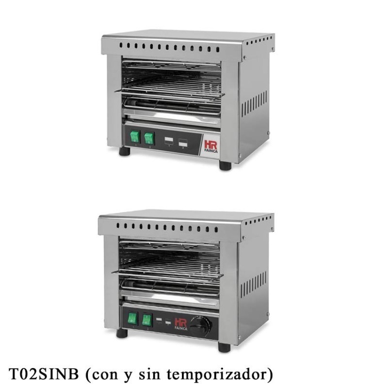 Comprar Tostador blindado acero inoxidable con y sin temporizador distintos anchos en Pepebar