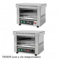 Tostador cuarzo acero inoxidable con y sin temporizador distintos anchos - Pepebar Tostador cuarzo acero inoxidable con y sin temporizador distintos anchos - Catálogo Tostadoras Industriales de pan