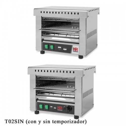 Comprar Tostador cuarzo acero inoxidable con y sin temporizador distintos anchos en Pepebar