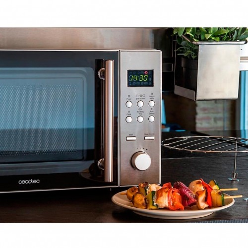 Cecotec Microondas encastrable GrandHeat 2500 Built-In Steel Black -  Electrowifi