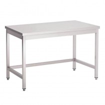 Mesa acero inoxidable Gastro-M sin estante 1500x700x850mm GN110 - Pepebar Mesa acero inoxidable Gastro-M sin estante 1500x700x850mm GN110 - Catálogo Mesas de acero inoxidable