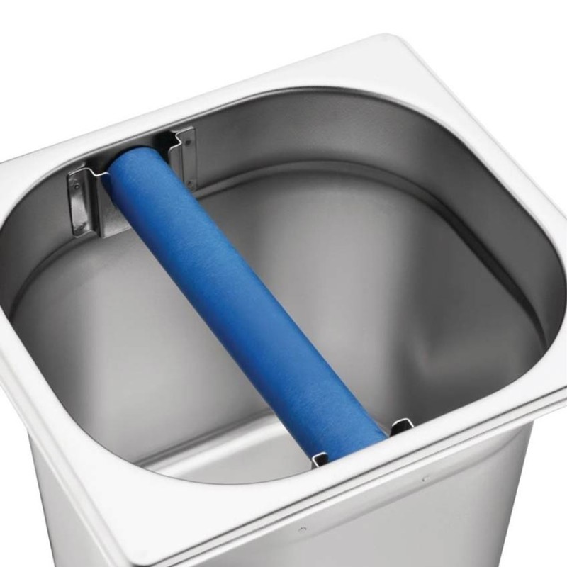 Comprar Cubeta acero inoxidable con golpeador para posos de café M212 en Pepebar