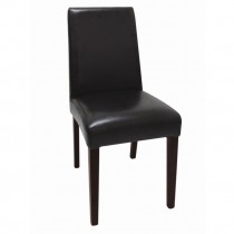 Silla de comedor de símil de cuero negro Bolero GF954 2 unidades - Pepebar Silla de comedor de símil de cuero negro Bolero GF954 2 unidades - Catálogo Sillas cuero