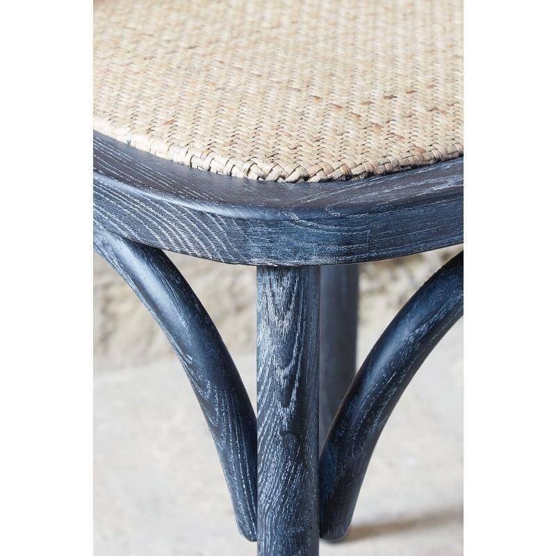 Comprar Sillas de madera Bolero con respaldo negro lavado GG654 2 unidades en Pepebar