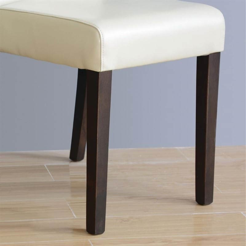 Comprar Silla de comedor imitación de cuero marca Bolero GH444 2 unidades en Pepebar