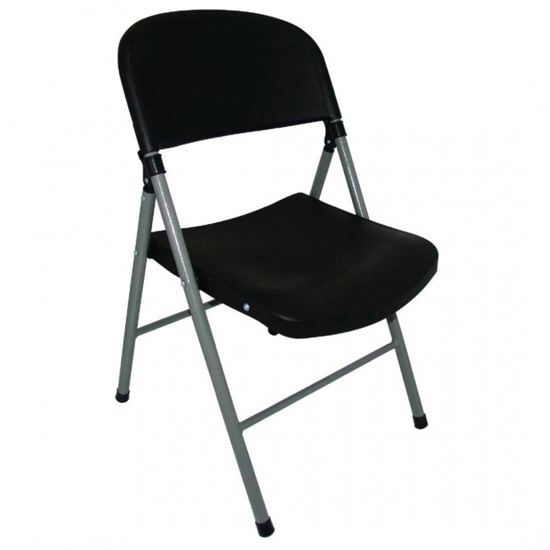Silla plegable de color negro para interior y exterior Bolero CE693 2 unidades Comprar Silla plegable de color negro para interior y exterior Bolero CE693 2 unidades en Pepebar