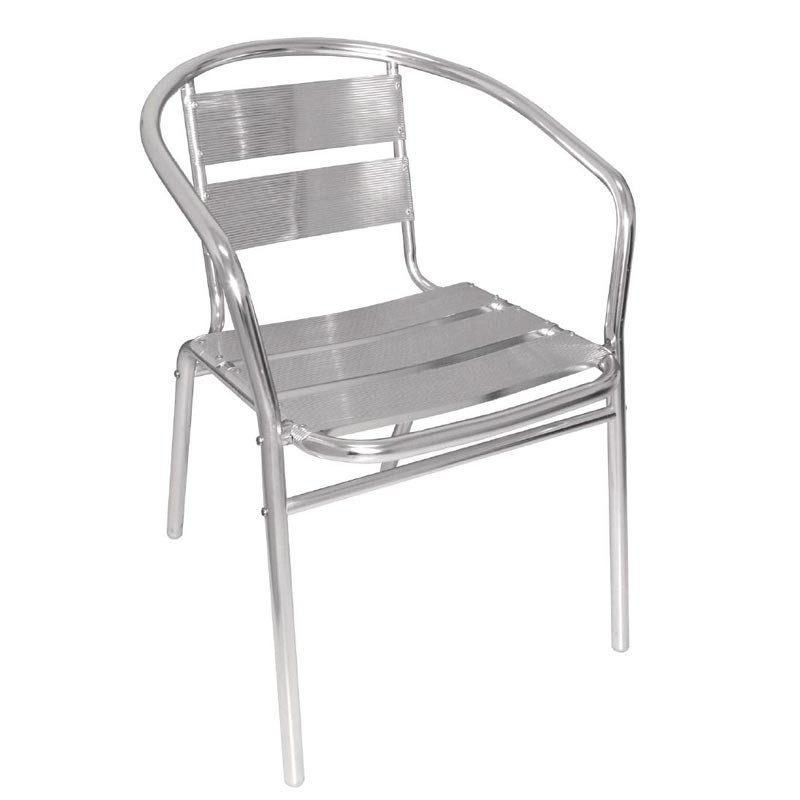 Comprar Silla apilable para bares de aluminio Bolero 735mm U419 4 unidades en Pepebar