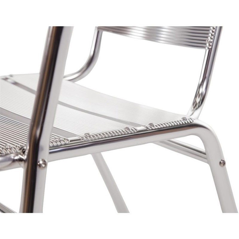 Comprar Silla apilable para bares de aluminio Bolero 735mm U419 4 unidades en Pepebar