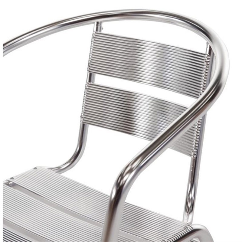 Comprar Silla apilable para bares de aluminio Bolero 735mm U419 4 unidades en Pepebar