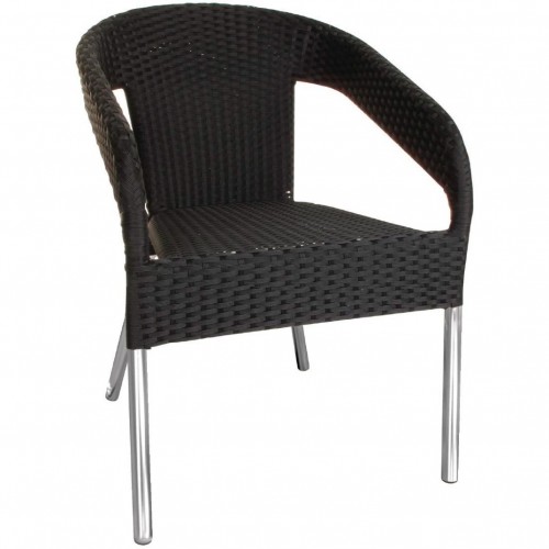 Comprar Silla Bistro de mimbre cruzada Bolero CG223 4 unidades en Pepebar