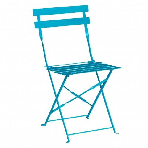 Comprar Silla cafeteria azul para terraza de acero Bolero GK982 2 unidades en Pepebar