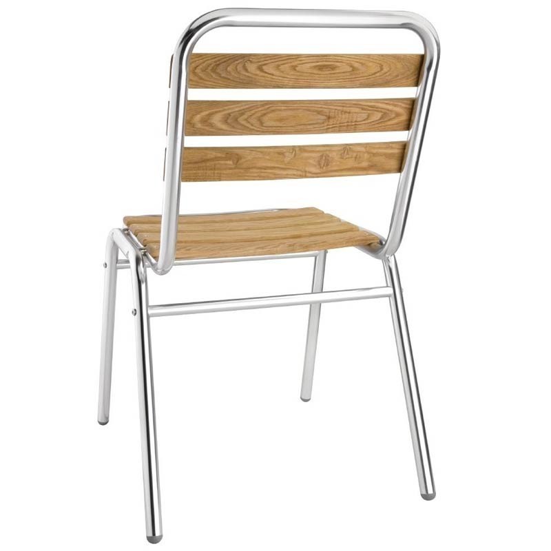 Comprar Silla de aluminio y fresno Bolero GK997 4 unidades en Pepebar