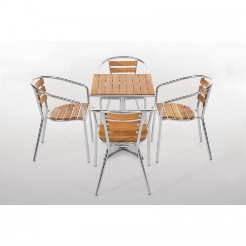 Comprar Silla de aluminio y fresno 730mm Bolero U421 4 unidades en Pepebar